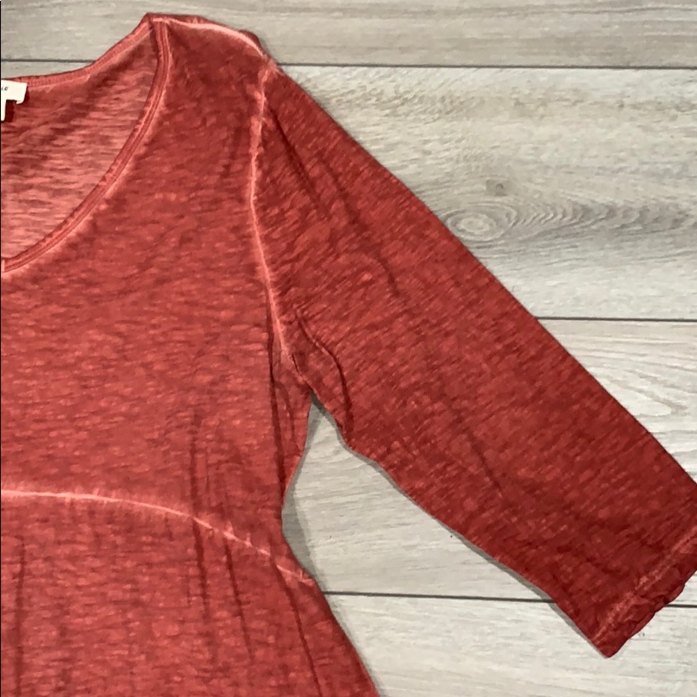 Rustic orange tunic - Picture 4 of 4